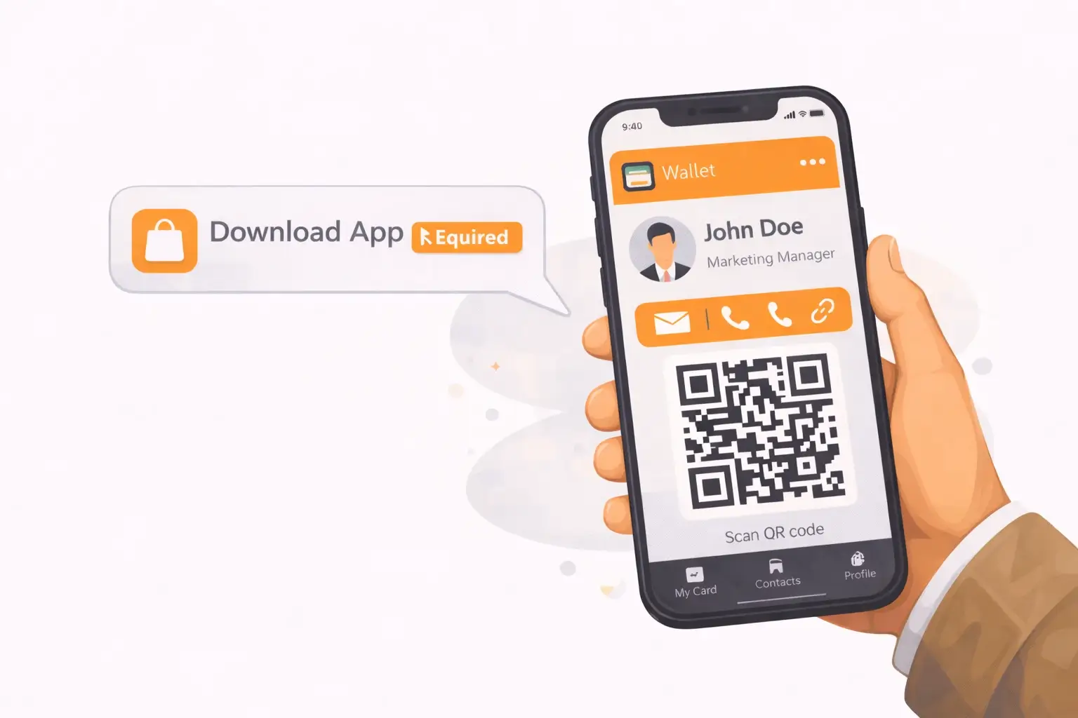 app-based digital business card