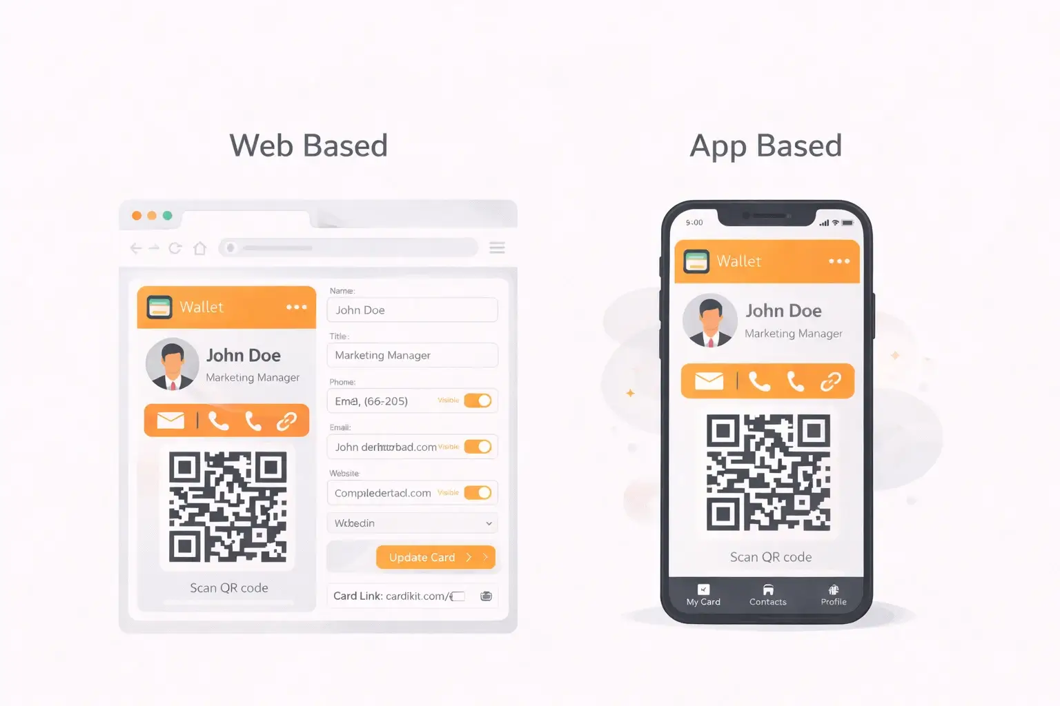 Digital Business Card App vs Web-Based (Pros, Cons, and Best Choice in 2026)