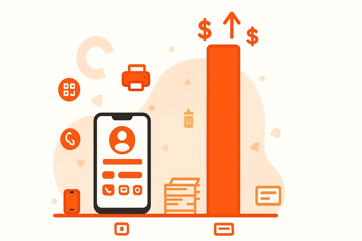 Cost comparison of digital business card plans versus traditional paper cards