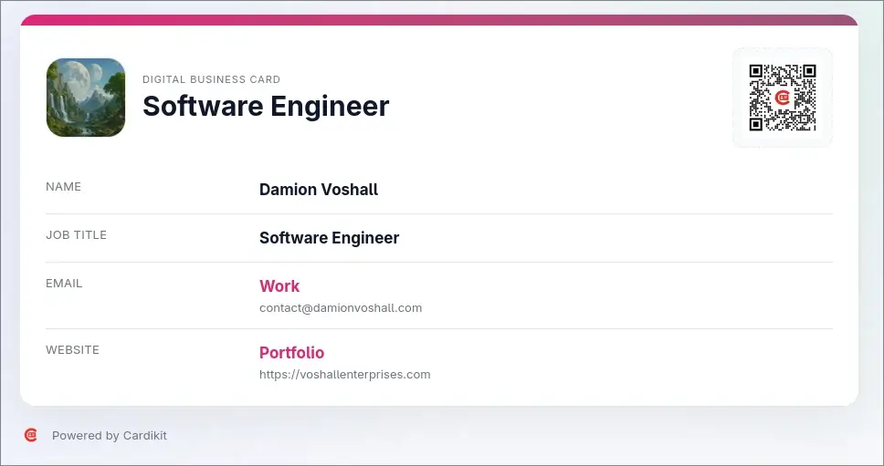 cardikit digital business card