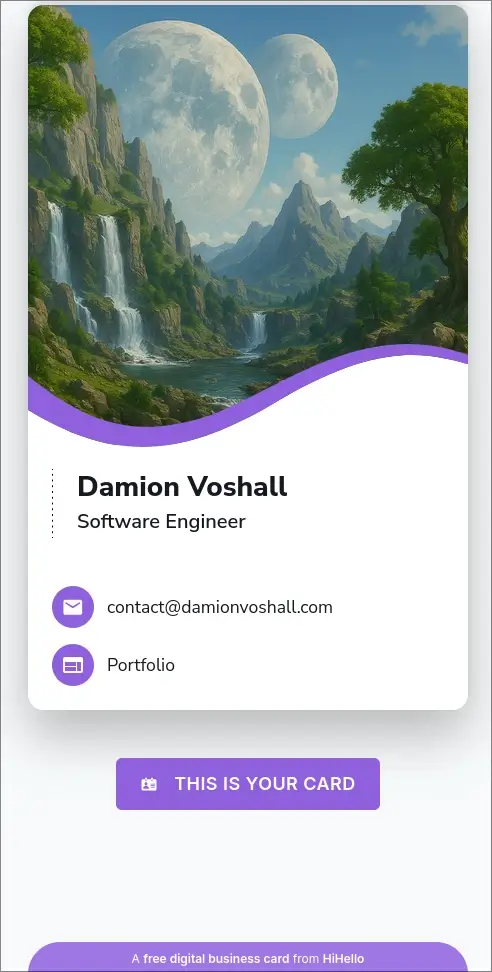 hihello digital business card